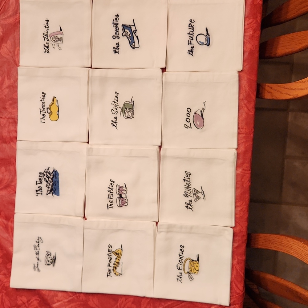 Pottery Barn cocktail napkins